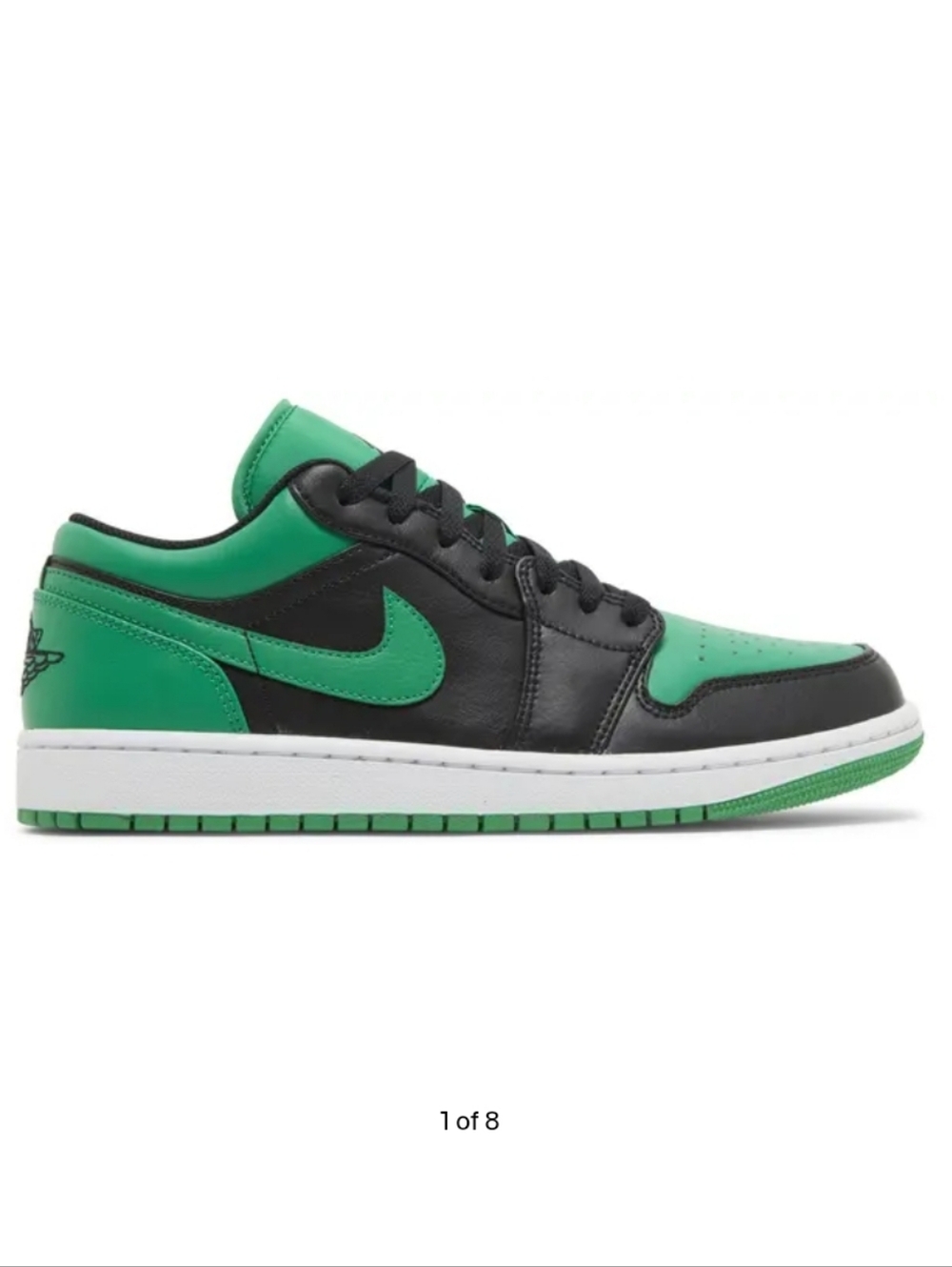 Air Jordan 1 Low 'Black Lucky Green' - Black & Lucky Green